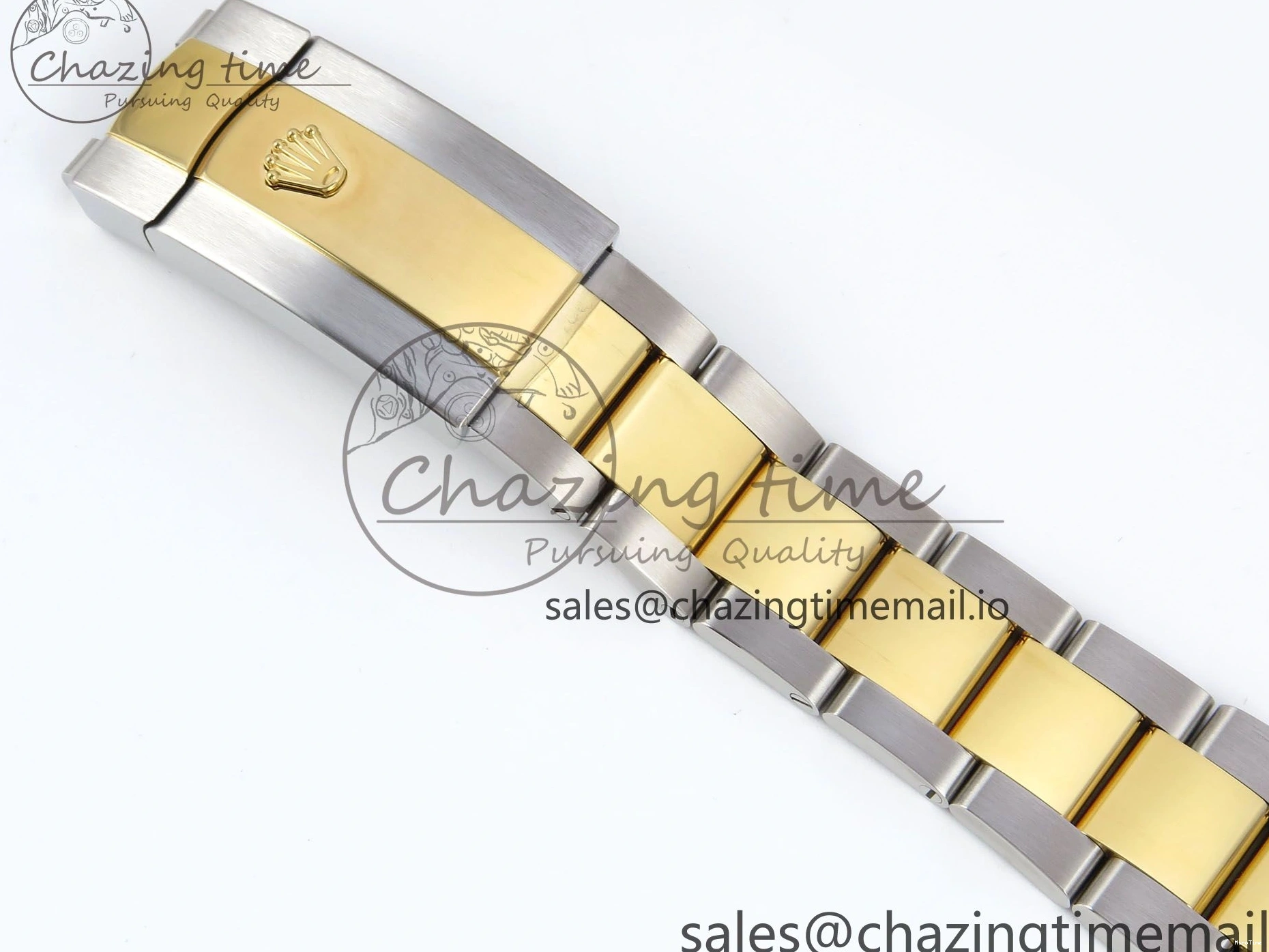 MiroTime 0418 SmartChoice DateJust 36 126233 EWEF Best Edition YG Stick Dial on SS YG Oyster Bracelet A 669